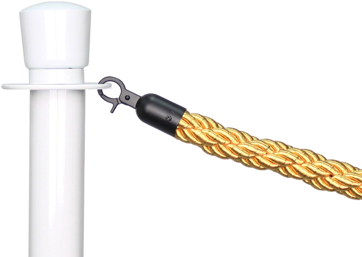   | Afzetkoord Gedraaid | Zwart - Goud